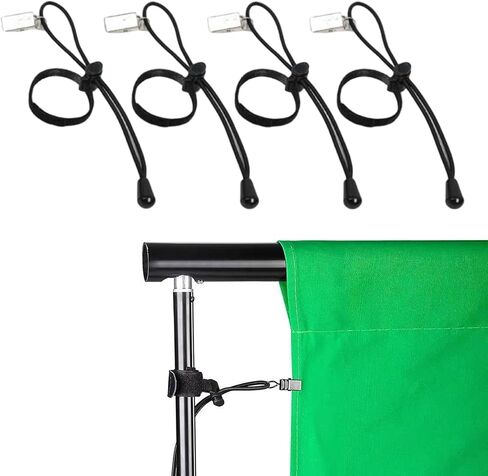 4Pcs Metal Clamps with Nylon Grip Secure Pants/Backdrops for Photography, & Outdoor Slip-Resistant Design Adjustable Trouser Clip in Kuwait