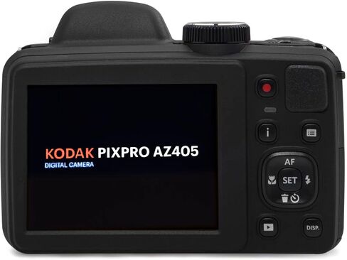 كاميرا Kodak AZ405BK PIXPRO Astro Zoom 20MP رقمية 40X زووم بصري 24 مم حزمة سوداء مع بطاقة ذاكرة Lexar 64GB عالية الأداء 800x UHS-I SDHC سلسلة زرقاء in Kuwait