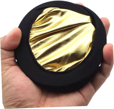 NUOBESTY 2pcs 30cm Photography Light Bounce Board 2-in-1 Gold Silver Collapsible Photo Reflector for Studio and Outdoor Shooting, Portable Lighting Accessories for Photographers in Kuwait