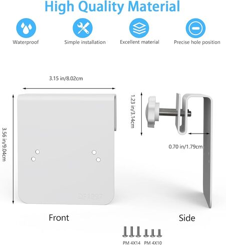 حامل مزراب HOLACA متوافق مع TP-Link Tapo SolarCam C660/C615F /C645D/C402/C403/C460/C425/C630/C411/C610/TC82/TC90/TC85/C545D KIT ولوحة شمسية A201 in Kuwait