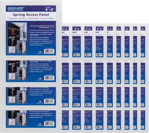 لوحات وصول EASY-EXS مربعة مقاس 8 × 8 بوصة (خارجية 10 × 10 بوصة) مربعة (40) in Kuwait