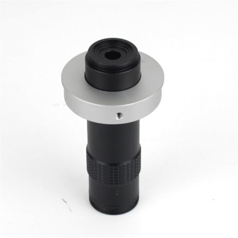 LIAMOS Industrial Microscope 5X-130X C-Mount Lens Large Field of View High Working Distance Monocular Video Magnifying Glass,High Reliability in Saudi Arabia