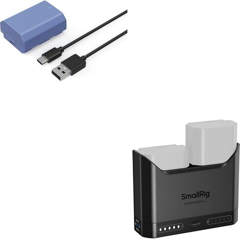 شاحن بطارية SMALLRIG NP-FZ100 وبطارية USB-C بديلة بقدرة 2400 مللي أمبير في الساعة لسوني in Kuwait