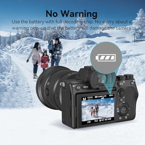 شاحن بطارية SMALLRIG NP-FZ100 وبطارية USB-C بديلة بقدرة 2400 مللي أمبير في الساعة لسوني in Kuwait