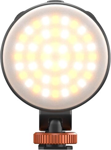 Yunseity Bi Color LED Video Light، FD-05 2500-8500K ضوء سيلفي محمول قابل للتعتيم مع فتحة لولبية 1/4 وحامل حذاء بارد، نوع C على فيديو الكاميرا للتصوير الفوتوغرافي لمدونات الفيديو in Kuwait