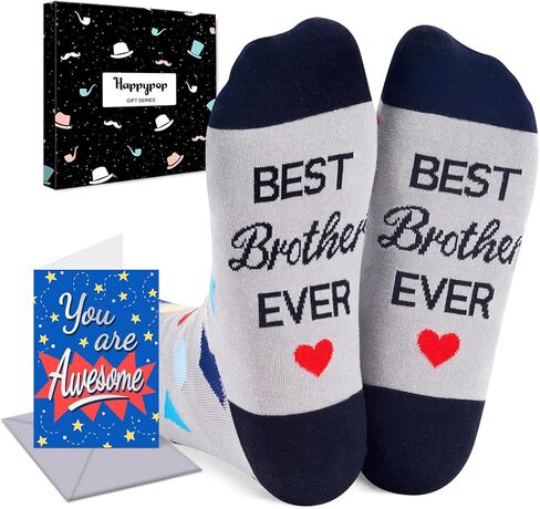 HAPPYPOP Funny Family Gifts For Him - Gifts For Son Uncle Brother Godfather Husband Dad, Novelty Socks For Men in Saudi Arabia
