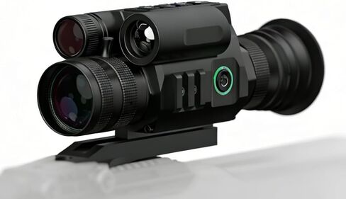 نطاق بندقية رقمي للرؤية النهارية/الليلية مع محدد المدى - 1920×1080 HD، خيارات تكبير 6.5 و13X، IP67 مقاوم للماء، بطارية 8 ساعات، بث واي فاي - مثالي للصيد والاستخدام التكتيكي in Kuwait