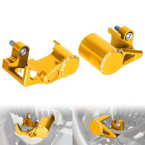 Monkey125 Temperature Sensor O2 Oxygen Sensor Cover Compatible with Monkey 125 (JB03) CT125 Trail 125 (JA65) GROM/ MSX125 (JC92) DAX 125 (JB04) All Year 3D CNC Motorcycle Sensor Guard (Gold) in Saudi Arabia