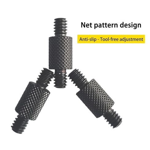 1/4" Tripod Screw Converter Double Head Aluminum Alloy with Knurled Grip for Camera Accessories Double Ended Screws in Saudi Arabia