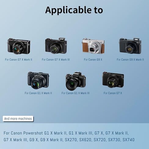 بطارية بديلة NB-13L (2050 مللي أمبير) متوافقة مع Canon Powershot G1 X Mark II، G1 X Mark III، G7 X، G7 X Mark II، G7 X Mark III، G9 X، G9 X Mark II، SX270، SX620، SX720، SX730، SX740 in Kuwait
