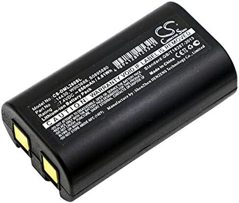 بطارية ليثيوم أيون بديلة لـ DYMO 260P، 280، PnP، LabelManager 260، LabelManager 280، LabelManager 260P، LabelManager PnP، PL200 PN S0915380، 1758458، 14430، W003688، S0895880 650 مللي أمبير in Kuwait
