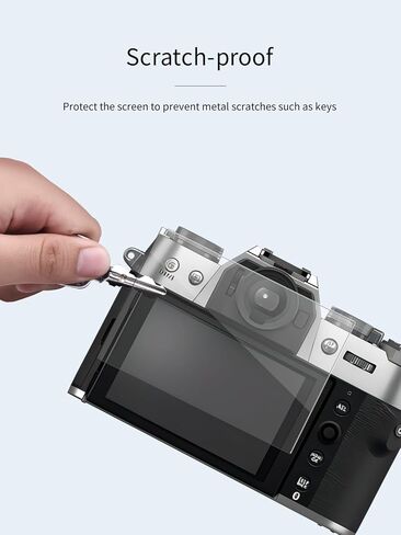 X-T5 2 Pack واقي شاشة الكاميرا لكاميرا Fujifilm X-T5 XT-5، رفيع للغاية ومضاد لبصمات الأصابع ومضاد للخدش وصلابة 9H وحواف مستديرة 2.5D واقٍ من الزجاج المقوى. in Kuwait