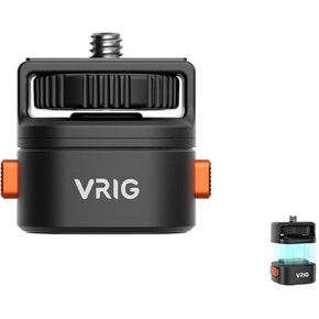 VRIG AC12 محول تركيب مغناطيسي سريع التحرير مع خيط لولبي 1/4 بوصة لـ Insta360 X5/X4/X3، جيب DJI OSMO 4/3، Xtra Muse، فتحة لولبية 1/4 بوصة لحامل ثلاثي القوائم، Monopod، عصا سيلفي in Saudi Arabia