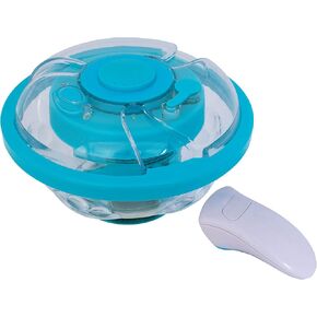 GAME 3547-BB Floating Show Underwater Pool, Solar Powered, 7 LED Light Modes, Lasts up to 6 Hours, Auto On/OFF, 5.5 Inches Diameter, Grey in Kuwait