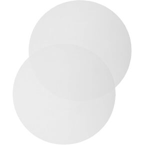 Anti-dazzling Lamp Shade Diffuser 16cm Diameter Milk White High-temperature Resistant Ceiling Light Cover Soft Light for Nursery, 2pcs Set in Kuwait