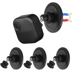 3 عبوات من التركيب المغناطيسي لـ Blink Outdoor 4/3rd Gen/XT3/XT/XT2/Mini، دعامة حائط مغناطيسية بدون حفر، حامل مغناطيس قوي للصلب أو الأسطح المسطحة in Kuwait
