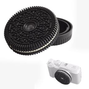 32mm F10 Free Focus Pancake Lens for Fuji X Mount Mirrorless Camera, APS-C Frame Fixed Focus Cookie Lens for X-A1 X-A2 X-A3 X-A5 X-A7 X-A10 X-E1 X-E2 X-T1 X- T2 X-T3 Xpro3 Xpro2 Xpro1 ﻿ (Black) in Kuwait