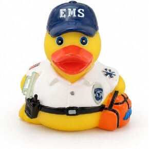 بطة مطاطية EMS / EMT مقاس 3 بوصات [فتحة محكمة الغلق، تطفو في وضع مستقيم] - لعبة استحمام آمنة للأطفال في حوض الاستحمام in Kuwait