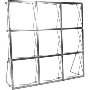 Tension Fabric Collapsible Stand with Storage Bag & Cable Ties Foldable Support Bracket Lightweight Reinforced Back Support Frame for Wedding Exhibition Events in Kuwait