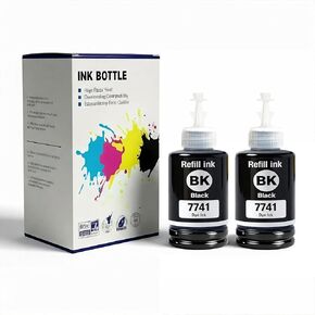 T774 774 T664 664 Ink Refill Bottles Compatible for ET-2550 ET-2650 ET-4550 ET-3600 ET-16500 L210 L355 L575 L555 L565 Printers (2*Black Cyan Magenta Yellow 5 Pack) in Kuwait