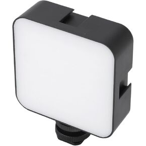 مصباح فيديو LED صغير الحجم من Fydun مزود بـ 3 درجات حرارة لونية وسطوع خافت - محمول على إضاءة الكاميرا لمدونات الفيديو والتصوير الفوتوغرافي وتسجيل الفيديو in Kuwait