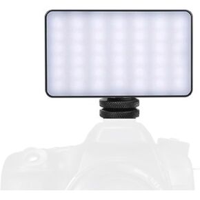 مصابيح فيديو Fabater RGB، 8 وات 2500-9500 كلفن CRI 95+ لوحة إضاءة فيديو LED، أضواء صور قابلة للتعتيم بقدرة 3000 مللي أمبير في الساعة للتصوير الفوتوغرافي وتسجيل الكاميرا والتصوير in Kuwait