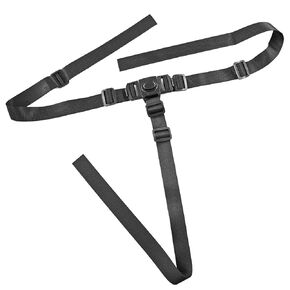 5 Point Harness Seat Belt for Kids,High Chair Straps Adjustable Harness Strap Belt Strap Belt Kit Shoulder Strap Belts Replacement for High Chair Belt(Black) in Saudi Arabia