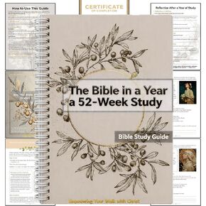 52-Week Bible Study for Women: Bible in a Year Journal & Daily Devotionals | Spiral Bound, 8.5" x 11" in Saudi Arabia