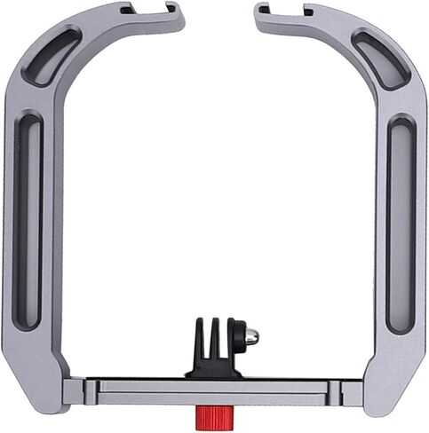 مثبت كاميرا Alomejor Dive Rig تحت الماء، مقبض مريح من سبائك الألومنيوم لكاميرات الحركة، مصابيح LED، الميكروفونات، الملحقات in Kuwait