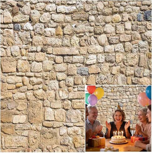 7x5FT خمر الطوب الحجر جدار خلفية روك الطوب التصوير خلفية حزب الوليد زينة صورة التقطت الصور راية ديكور المنزل فيديو كشك استوديو صور الدعائم الإمدادات in Kuwait