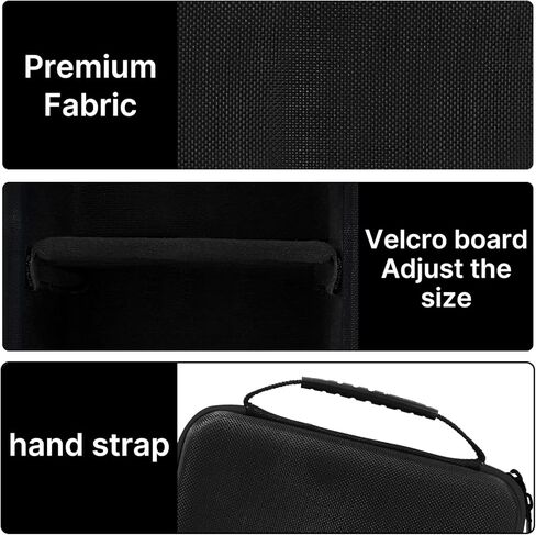 Hard Carrying Case for Canon AE-1 35mm & 50mm/ EOS R6 Mark III/II/EOS Rebel T7 DSLR/R50 (Adjustable Dividers & Mesh Pocket) (Case Only) in Kuwait