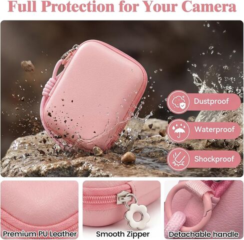 حقيبة كاميرا رقمية، حقيبة حمل لـ KODAK PIXPRO FZ55 / FZ45، حقيبة كاميرا واقية من مادة EVA لـ CAMKORY، Canon PowerShot ELPH 180/IXUS، حامل ملحقات للكابل، بطاقة الذاكرة، قارئ البطاقات in Kuwait