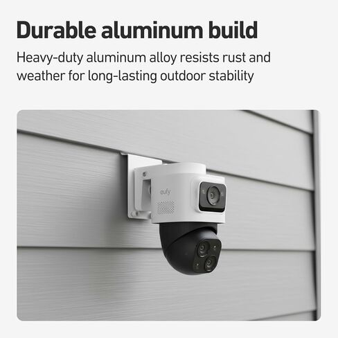 Holicfun حامل جانبي من الفينيل لـ Eufy PoE Bullet-PTZ Cam S4، سبائك الألومنيوم، بدون تركيب مثقاب in Kuwait
