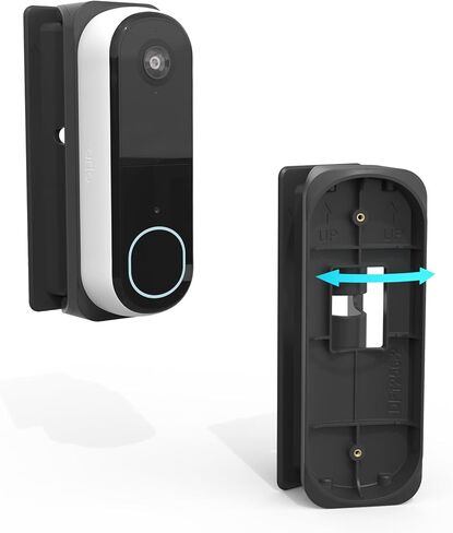 حامل زاوية قابل للتعديل لجرس باب الفيديو Arlo 2K/HD الجيل الثاني، حامل زاوية 0-45 درجة، أسود in Kuwait
