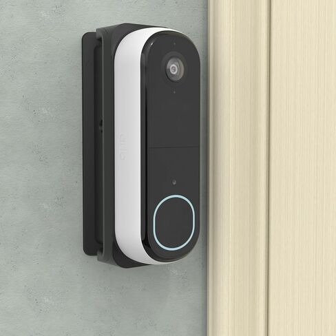 حامل زاوية قابل للتعديل لجرس باب الفيديو Arlo 2K/HD الجيل الثاني، حامل زاوية 0-45 درجة، أسود in Kuwait