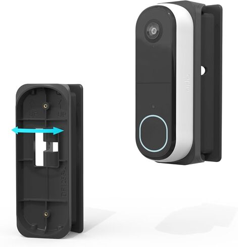 حامل زاوية قابل للتعديل لجرس باب الفيديو Arlo 2K/HD الجيل الثاني، حامل زاوية 0-45 درجة، أسود in Kuwait