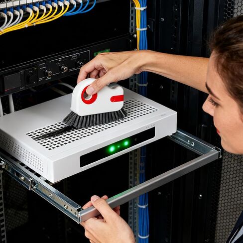 فرشاة تنظيف الكمبيوتر المحمول - أداة غبار الكمبيوتر الشخصي ذات شعيرات ناعمة خالية من الخطوط، فرشاة تنظيف لوحة مفاتيح الكمبيوتر المحمول، لمراقبة فجوات الشقوق وصيانة الأجهزة الإلكترونية in Kuwait