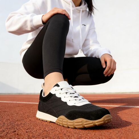COOLLULU Women Casual Sneakers Lightweight with Foam Insole Running Walking Shoes-Non-Slip Comfortable Lace Up Fashion Sneakers for Women Trendy in Saudi Arabia