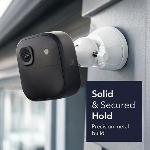 حامل كاميرا أمان عالمي من Wasserstein متوافق مع Blink Outdoor/XT/XT2، كاميرا Ring Outdoor Cam Plus/Stick Up Cam، Arlo Essential Spotlight/Pro 3/4/Ultra/Ultra 2، eufyCam 2/Pro (عبوتان) in Kuwait