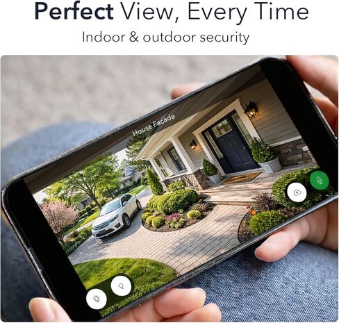 حامل كاميرا أمان عالمي من Wasserstein متوافق مع Blink Outdoor/XT/XT2، كاميرا Ring Outdoor Cam Plus/Stick Up Cam، Arlo Essential Spotlight/Pro 3/4/Ultra/Ultra 2، eufyCam 2/Pro (عبوتان) in Kuwait