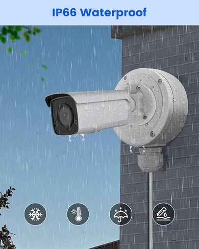 KU-DS-1280ZJ-S صندوق توصيل كاميرا الأمان المعدني، دعامة تثبيت مقاومة للماء من الألومنيوم لكاميرات المراقبة HIK Bullet & Dome in Kuwait