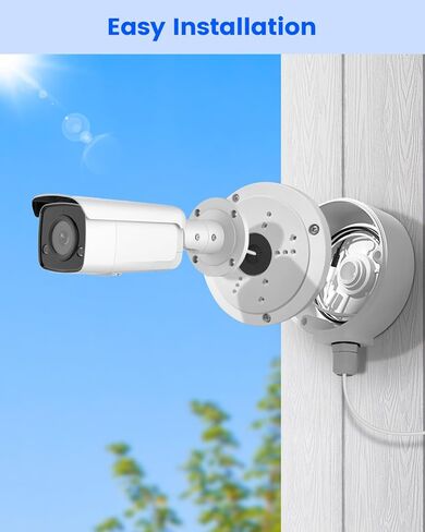 KU-DS-1280ZJ-S صندوق توصيل كاميرا الأمان المعدني، دعامة تثبيت مقاومة للماء من الألومنيوم لكاميرات المراقبة HIK Bullet & Dome in Kuwait