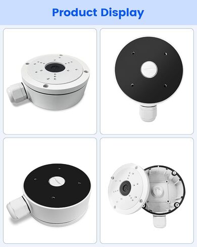 KU-DS-1280ZJ-S صندوق توصيل كاميرا الأمان المعدني، دعامة تثبيت مقاومة للماء من الألومنيوم لكاميرات المراقبة HIK Bullet & Dome in Kuwait