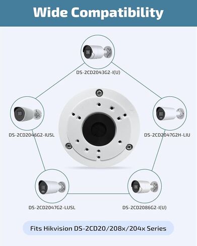 صندوق توصيل ألومنيوم OH-DS-1280ZJ-XS لكاميرات IP ذات الرصاصة | حامل كاميرا أمان مقاوم للماء IP66 مع إخفاء الكابل in Kuwait