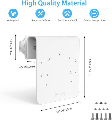 حامل مزراب HOLACA متوافق مع كاميرا Tapo 2K 3MP داخلية/خارجية مزدوجة العدسات عموم/إمالة، كاميرا TP-Link Tapo C246D/C236/C216/C217/C113/C420/C400/C400 Kit/C460 in Kuwait