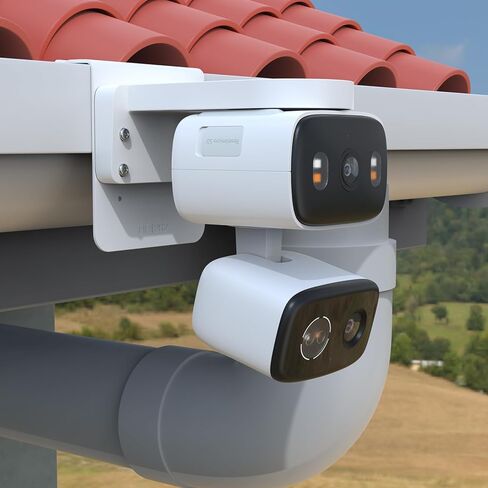حامل مزراب HOLACA متوافق مع كاميرا Tapo 2K 3MP داخلية/خارجية مزدوجة العدسات عموم/إمالة، كاميرا TP-Link Tapo C246D/C236/C216/C217/C113/C420/C400/C400 Kit/C460 in Kuwait