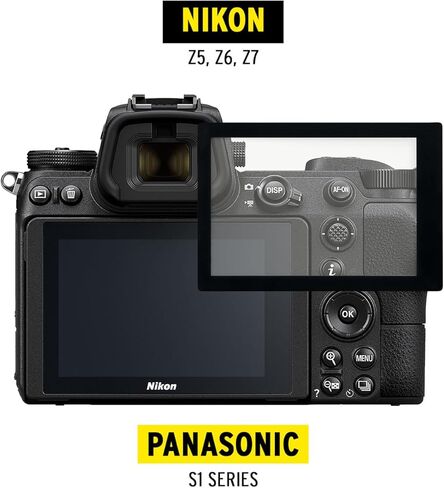 واقي شاشة Koah LCD Ultra Armor لكاميرات Panasonic Lumix DC-GH5 وGH5S، زجاج واقي بصري رفيع للغاية 0.3 مم، واقي شاشة زجاجي مقوى مضاد للفقاعات وبصمات الأصابع in Kuwait