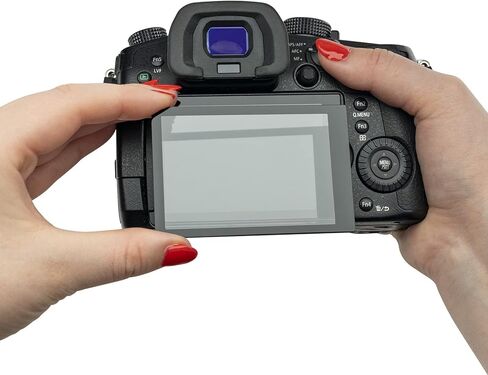 واقي شاشة Koah LCD Ultra Armor لكاميرات Panasonic Lumix DC-GH5 وGH5S، زجاج واقي بصري رفيع للغاية 0.3 مم، واقي شاشة زجاجي مقوى مضاد للفقاعات وبصمات الأصابع in Kuwait