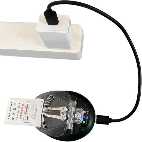 Portable 4.2V Battery Charging Seat Adapter with 3 LED Lights for Cameras and Phones Up to 4200mAh Intelligent Charging Adapter in Saudi Arabia