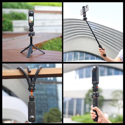 VRIG AC12 محول تركيب مغناطيسي سريع التحرير مع خيط لولبي 1/4 بوصة لـ Insta360 X5/X4/X3، جيب DJI OSMO 4/3، Xtra Muse، فتحة لولبية 1/4 بوصة لحامل ثلاثي القوائم، Monopod، عصا سيلفي in Kuwait